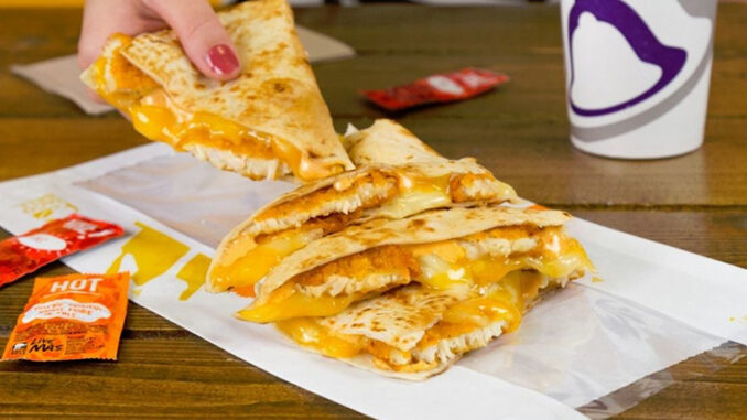 Taco Bell Debuts ‘New’ Crispy Chicken Quesadilla Made With Naked Chicken Chips