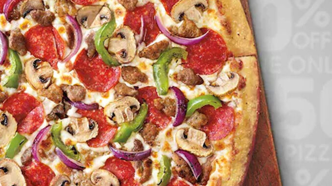 50% Off All Menu-Priced Pizzas Ordered Online At Pizza Hut Through November 12, 2017