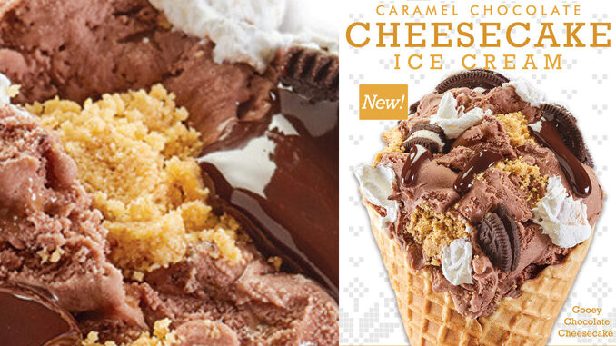 Cold Stone Creamery Introduces New Caramel Chocolate Cheesecake Ice Cream For The 2017 Holiday Season