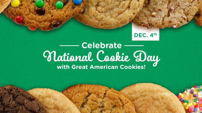 Free Cookies At Great American Cookies On December 4, 2017