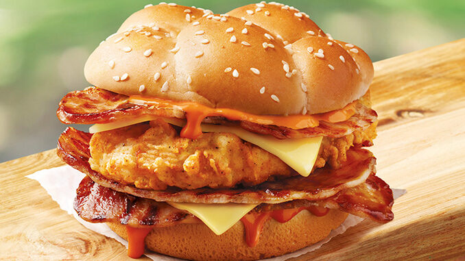KFC Is Selling A New Triple Bacon Burger In Australia