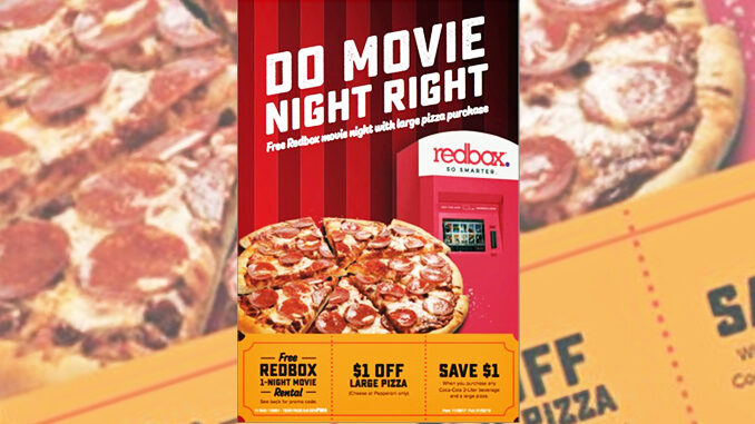 Large Pizza, Soda And Redbox Movie Night For $7 At 7-Eleven