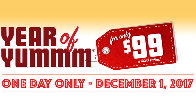 Red Robin Is Selling 12 Months’ Worth Of Burgers For $99 On December 1, 2017