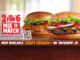Burger King Launches New 2 For $6 Mix Or Match Deal Featuring The Crispy Chicken Sandwich