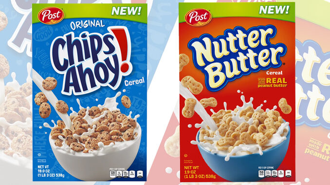 New Chips Ahoy Cereal And Nutter Butter Cereal Hitting Walmart Shelves This Month