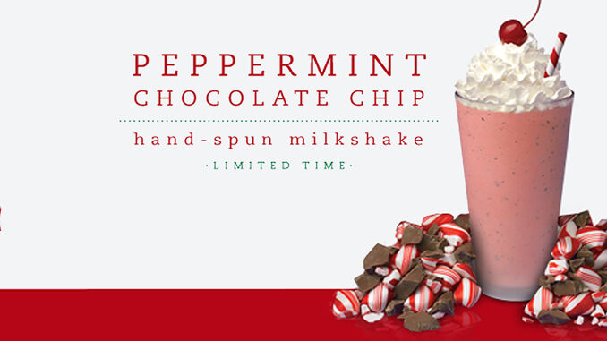 Peppermint Chocolate Chip Milkshake Returns To Chick-fil-A For The 2017 Holiday Season