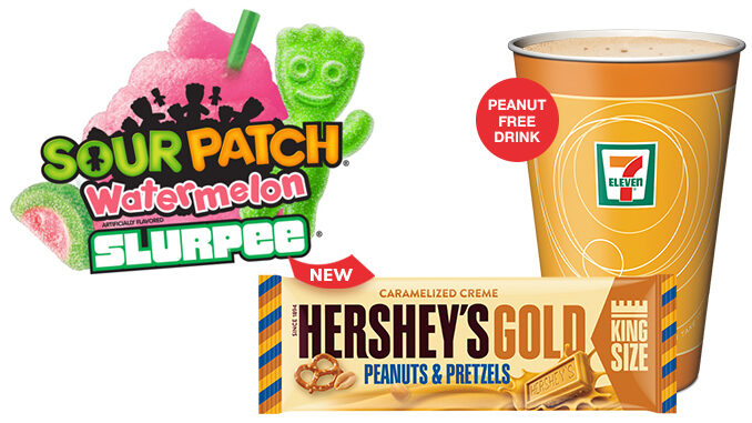 7-Eleven Serves New Hershey's Gold Cappuccino - Brings Back Sour Patch Watermelon Slurpee