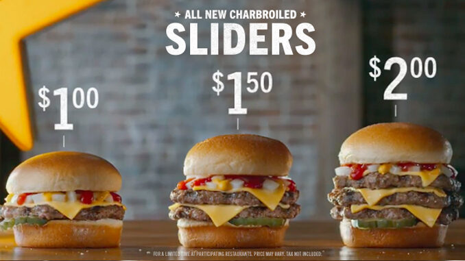 Carl's Jr. And Hardee's Unveil New Line Of Charbroiled Sliders