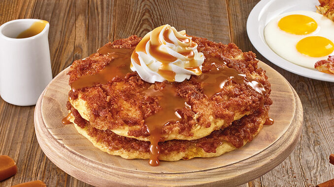 Denny’s Launches New Dulce de Leche Crunch Pancakes