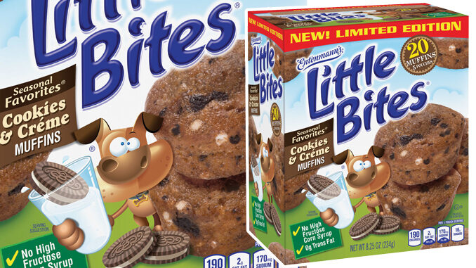 Entenmann's Introduces New Little Bites Cookies & Crème Muffins