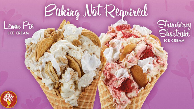 Cold Stone Creamery Scoops New Lemon Pie And Strawberry Shortcake Flavors For Spring 2018