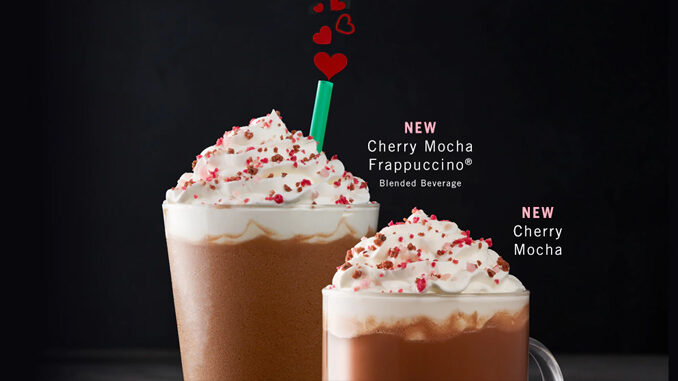 Starbucks Launches New Cherry Mocha For Valentine’s Day