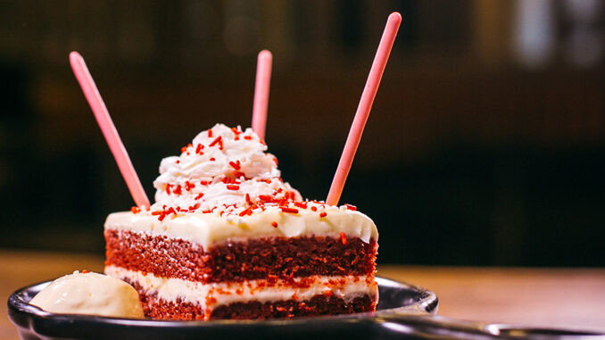 TGI Fridays Introduces New Red Velvet Sparkler Cake Featuring Strawberry Pocky
