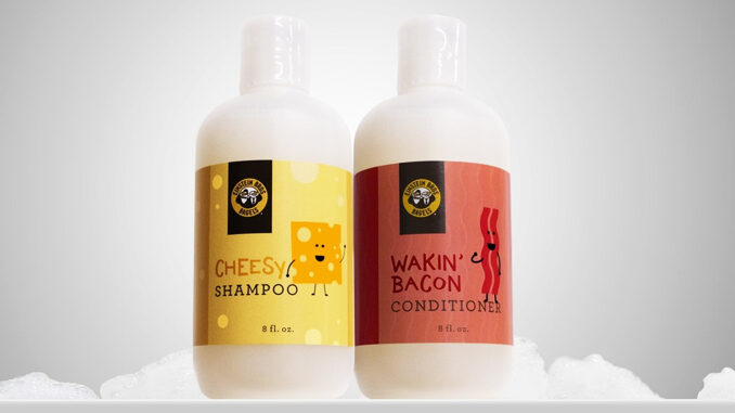 Einstein Bros. Launches New Line Of Cheesy Shampoo And Bacon Conditioner