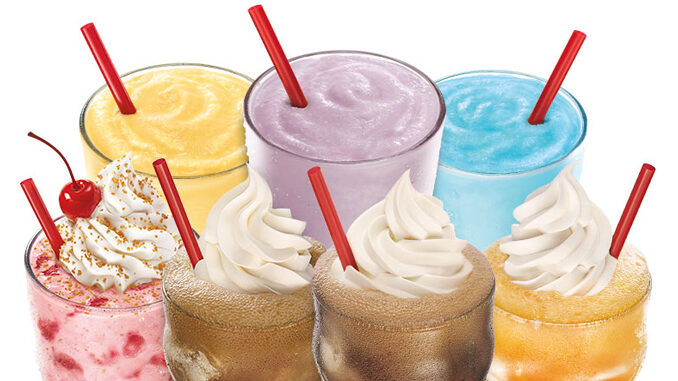 Half-Price Shakes, Floats And Ice Cream Slushes At Sonic On April 5, 2018
