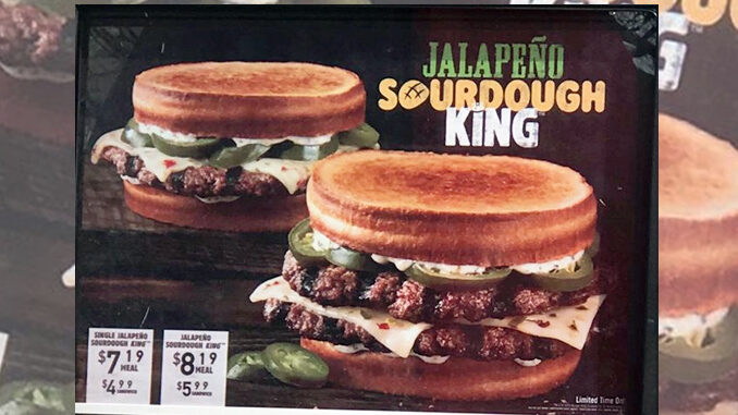 New Jalapeño Sourdough King Spotted At Burger King