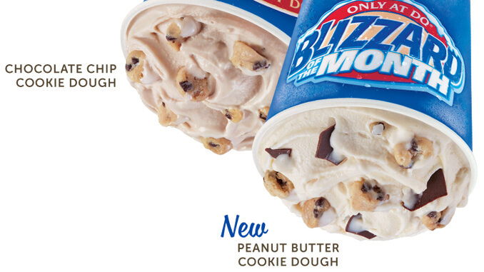 New Peanut Butter Cookie Dough Is The Dairy Queen Blizzard Of The Month For April 2018