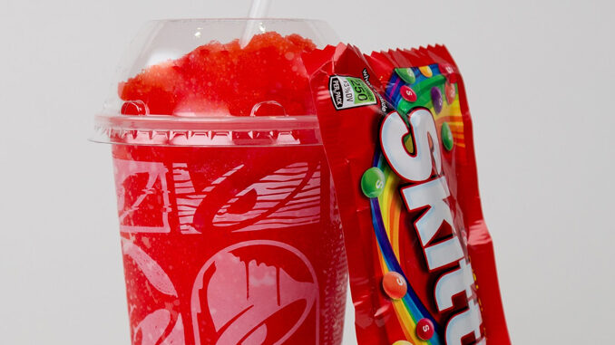 Taco Bell Just Dropped A Skittles Strawberry Freeze