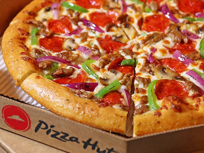 50 Off All Menu Priced Pizzas Ordered Online At Pizza Hut Through April 22 2018 Chew Boom