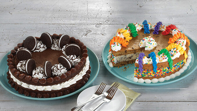 Baskin-Robbins Introduces New Ice Cream Cookie Cakes