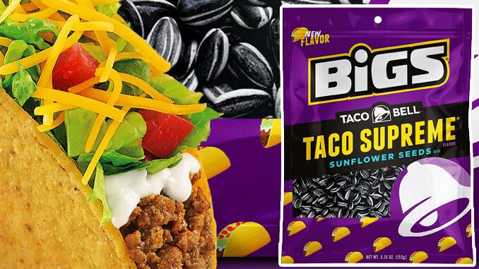 Bigs Just Dropped New Taco Bell Taco Supreme Flavored Sunflower Seeds