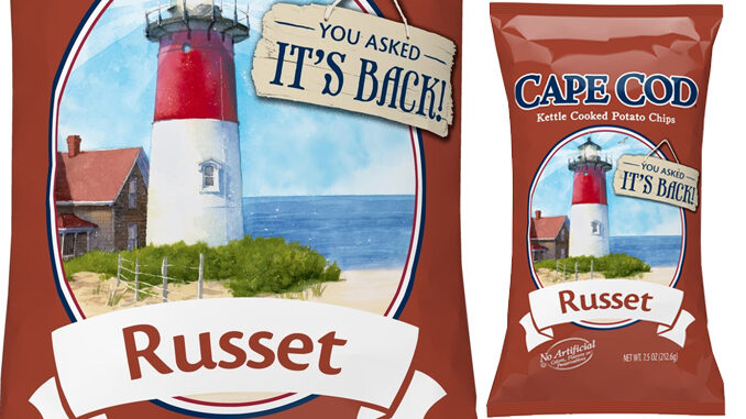 Cape Cod Potato Chips Welcome Back Russet Potato Chips