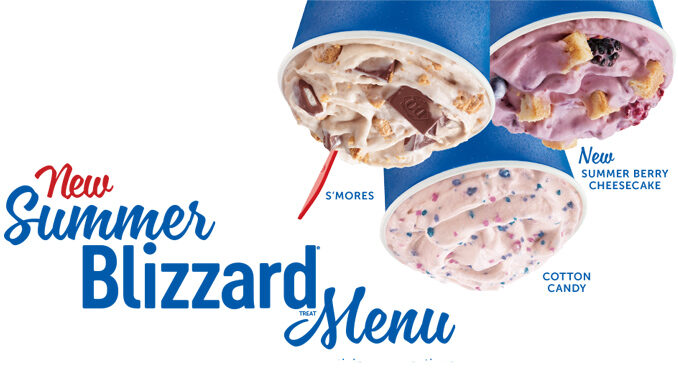 Dairy Queen Launches New Summer Blizzard Menu For 2018