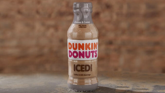 Dunkin’ Donuts Bottles New New Cookies & Cream Iced Coffee