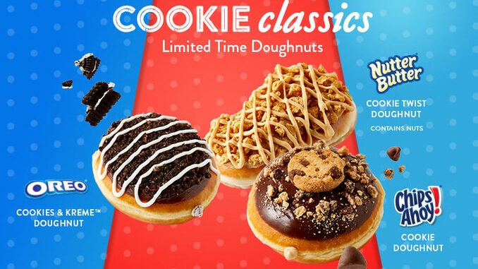 Krispy Kreme Introduces New Nutter Butter And Chips Ahoy! Cookie Doughnuts
