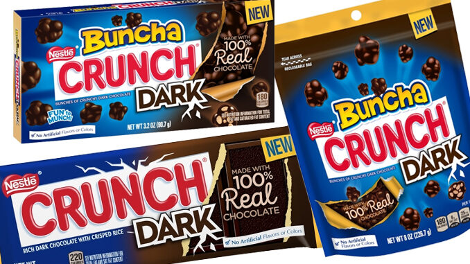 New Nestlé Crunch Dark And Buncha Crunch Dark Arrive In Stores