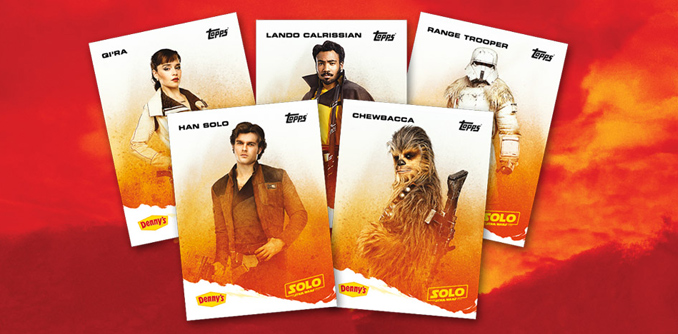 Solo: A Star Wars Story trading card packs