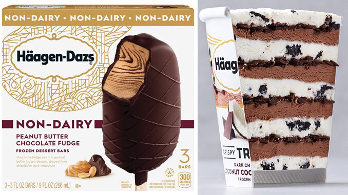 Häagen-Dazs Launches New Non-Dairy Dessert Bars And Non-Dairy Trio Crispy Layers