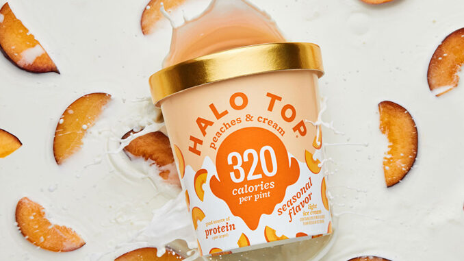 Halo Top Creamery Reveals New Low-Calories Peaches & Cream Ice Cream