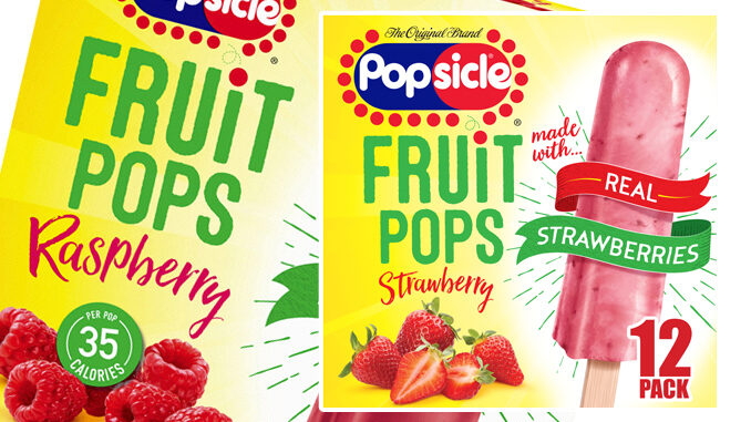 Popsicle Introduces New Fruit Pops