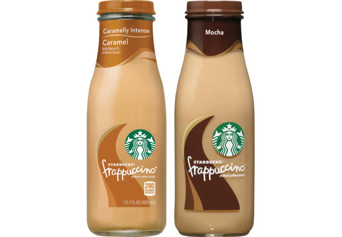 Starbucks ready-to-drink Mocha and Caramel Bottled Frappuccino