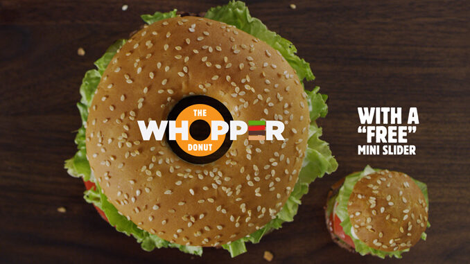 These Burger King Locations Will Be Offering A Whopper Donut On June 1, 2018