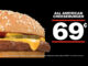 69-Cent All American Cheeseburgers At Checkers And Rally’s‏ On June 20, 2018