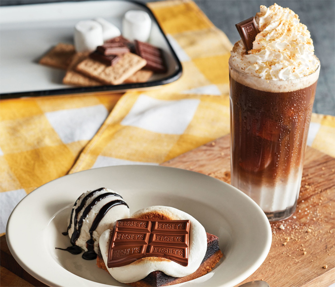 Campfire S'more Dessert and new  S'mores Latte