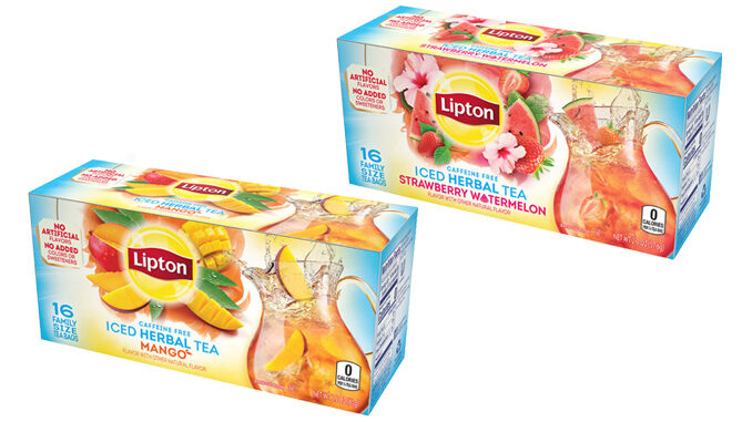 Lipton Introduces New Fruit-Infused Iced Herbal Teas