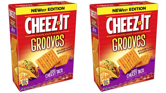 Image result for cheez it loaded cheesy taco