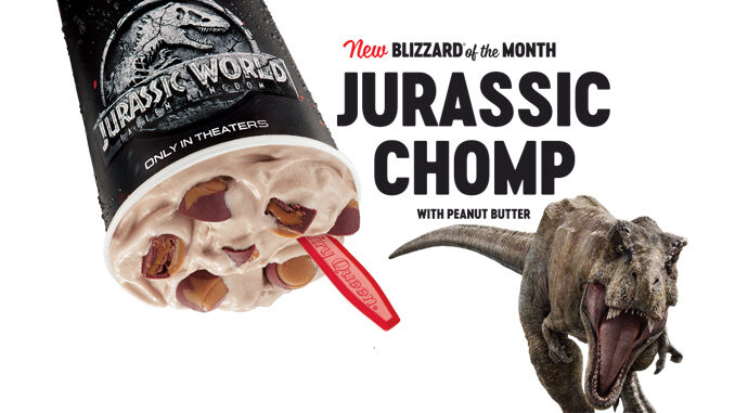 New Jurassic Chomp Is The Dairy Queen Blizzard Of The Month For June 2018