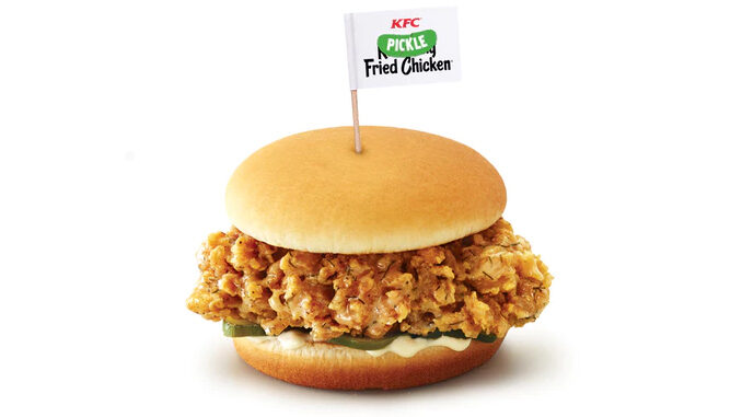 Pickle-Fried Chicken Coming To KFC On June 25, 2018