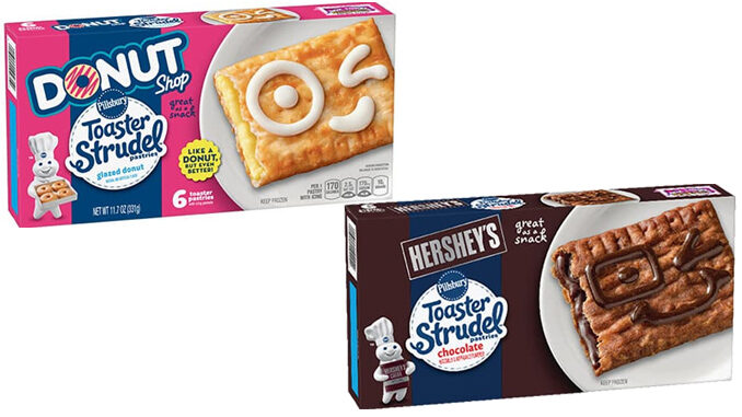 Pillsbury Adds New Glazed Donut And Hershey’s Chocolate Toaster Strudel Pastries