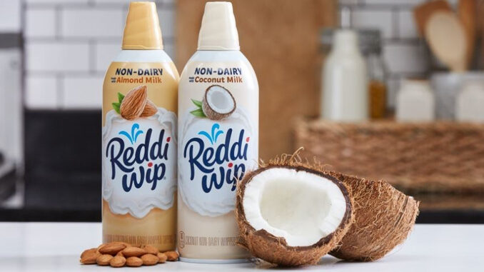 Reddi-wip Introduces New Almond And Coconut Non-Dairy Whipped Toppings