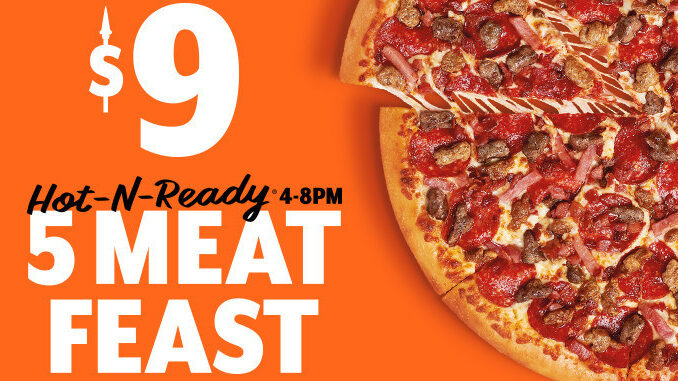 Little Caesars Unveils New $9 5-Meat Feast Pizza