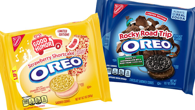 Oreo Introduces New Rocky Road Trip And Strawberry Shortcake Ice Cream-Inspired Flavors