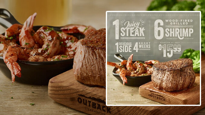 Outback Serves Up Steak And Shrimp Starting At $15.99