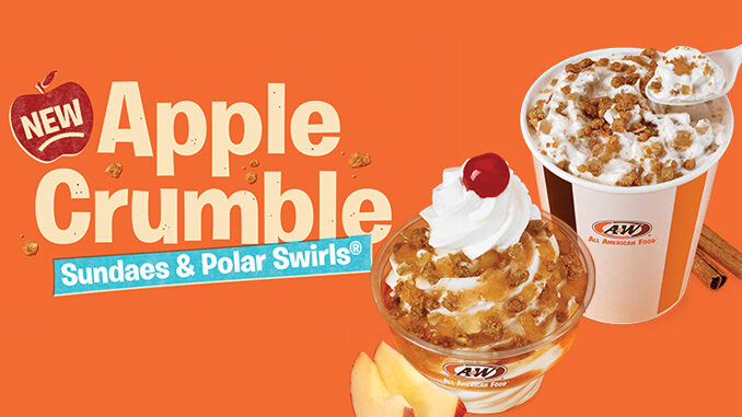 A&W Introduces New Apple Crumble Sundae And Apple Crumble Polar Swirl