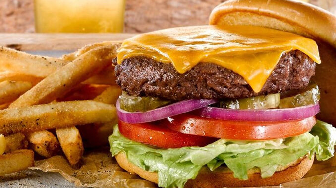 All O’Charley’s Burgers $5 Each Every Weekday Through August 10, 2018