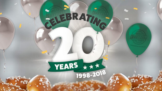 Free Pretzels At Philly Pretzel Factory On August 20, 2018